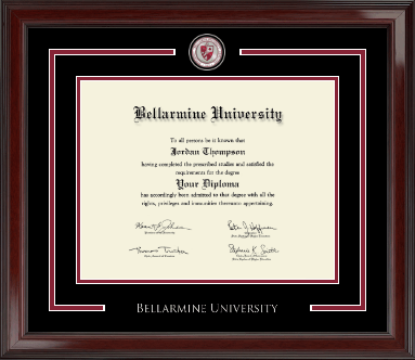 Bellarmine University diploma frame - Showcase Edition Diploma Frame in Encore