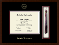 Friends University diploma frame - Tassel & Cord Diploma Frame in Delta