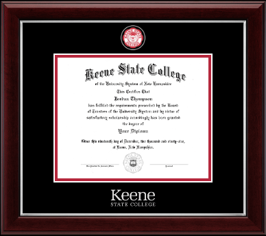 Keene State College diploma frame - Masterpiece Medallion Diploma Frame in Gallery Silver