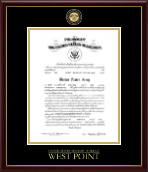 United States Military Academy certificate frame - Masterpiece Medallion Certificate Frame in Galleria