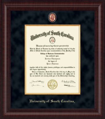 University of South Carolina Sumter diploma frame - Presidential Masterpiece Diploma Frame in Premier