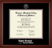 Virginia Tech diploma frame - Silver Embossed Diploma Frame in Cambridge
