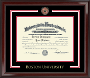 Boston University diploma frame - Showcase Edition Diploma Frame in Encore