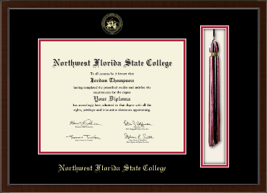 Northwest Florida State College diploma frame - Tassel & Cord Diploma Frame in Delta