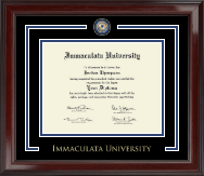 Immaculata University Showcase Edition Diploma Frame in Encore