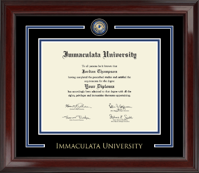 Immaculata University diploma frame - Showcase Edition Diploma Frame in Encore