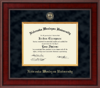 Nebraska Wesleyan University Presidential Masterpiece Diploma Frame in Jefferson