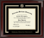 Nebraska Wesleyan University diploma frame - Showcase Edition Diploma Frame in Encore