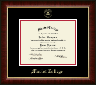 Marist College Gold Embossed Diploma Frame in Murano