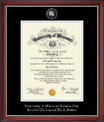 University of Missouri Kansas City diploma frame - Masterpiece Medallion Diploma Frame in Kensington Silver