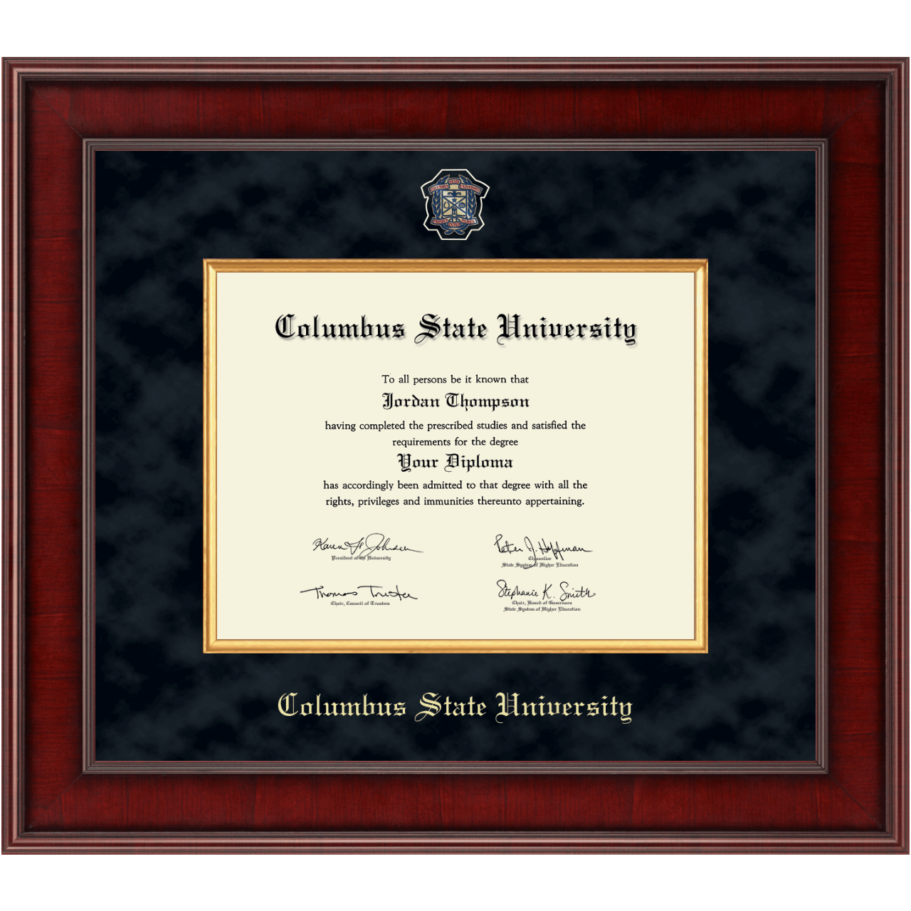 Columbus State University Diploma Frame Custom Frames Online Church
