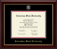 Columbus State University Masterpiece Medallion Diploma Frame in Gallery