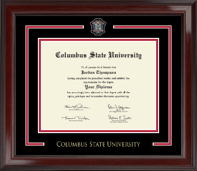 Columbus State University diploma frame - Showcase Edition Diploma Frame in Encore