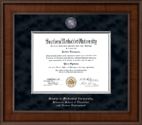 Southern Methodist University Presidential Masterpiece Diploma Frame in Madison