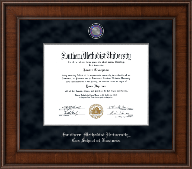 Southern Methodist University diploma frame - Presidential Masterpiece Diploma Frame in Madison