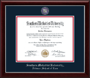 Southern Methodist University diploma frame - Masterpiece Medallion Diploma Frame in Gallery Silver