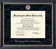 Washington State University Regal Edition Diploma Frame in Noir