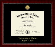 University of Southern Maine diploma frame - Gold Engraved Medallion Diploma Frame in Sutton