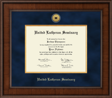 United Lutheran Seminary diploma frame - Presidential Gold Engraved Diploma Frame in Madison