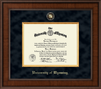 University of Wyoming Presidential Masterpiece Diploma Frame in Madison