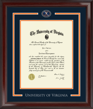 University of Virginia diploma frame - Spirit Medallion Diploma Frame in Encore