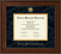 Eastern Mennonite University Presidential Gold Engraved Diploma Frame in Madison