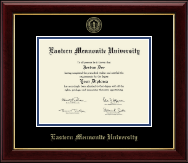 Eastern Mennonite University diploma frame - Gold Embossed Diploma Frame in Gallery