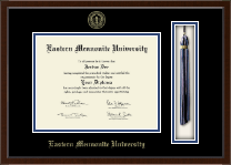 Eastern Mennonite University Tassel Edition Diploma Frame in Delta