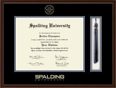 Spalding University diploma frame - Tassel & Cord Diploma Frame in Delta