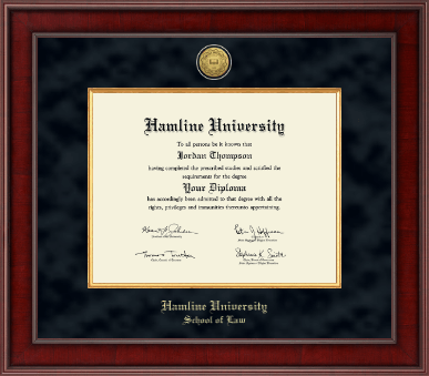 Hamline University diploma frame - Presidential Gold Engraved Diploma Frame in Jefferson