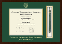 Cal Poly San Luis Obispo diploma frame - Tassel & Cord Diploma Frame in Delta
