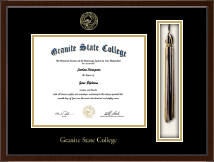 Granite State College Tassel Edition Diploma Frame in Delta
