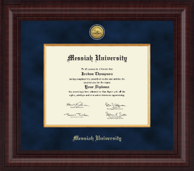 Messiah University diploma frame - Presidential Gold Engraved Diploma Frame in Premier