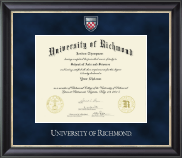 University of Richmond Regal Edition Diploma Frame in Noir