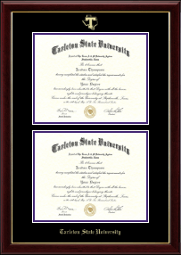 Double Diploma Frame