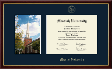 Messiah University diploma frame - Campus Scene Diploma Frame in Galleria