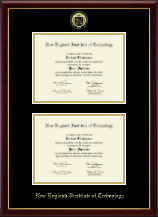 New England Institute of Technology Double Diploma Frame in Galleria