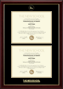 Double Diploma Frame