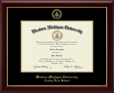 Western Michigan University diploma frame - Gold Embossed Diploma Frame in Gallery