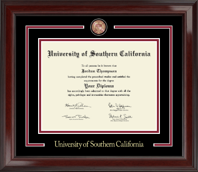University of Southern California diploma frame - Showcase Edition Diploma Frame in Encore
