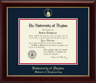 University of Dayton diploma frame - Gold Embossed Diploma Frame in Gallery