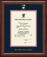 Saint Louis Priory School Gold Embossed Diploma Frame in Lancaster