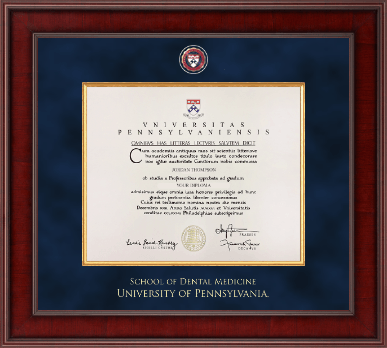 University of Pennsylvania certificate frame - Presidential Masterpiece Certificate Frame in Jefferson