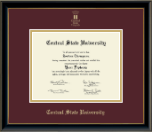 Central State University diploma frame - Gold Embossed Diploma Frame in Onexa Gold