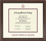 Albany Medical College diploma frame - Dimensions Diploma Frame in Chateau