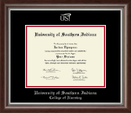 University of Southern Indiana diploma frame - Silver Embossed Diploma Frame in Devonshire