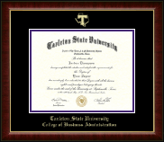 Tarleton State University diploma frame - Gold Embossed Diploma Frame in Murano