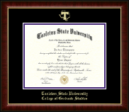 Tarleton State University diploma frame - Gold Embossed Diploma Frame in Murano