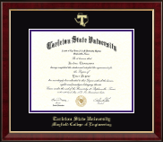Tarleton State University diploma frame - Gold Embossed Diploma Frame in Murano