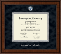Assumption University Presidential Masterpiece Diploma Frame in Madison